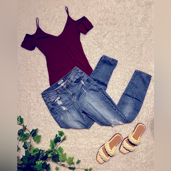 Mudd high-rise Distressed Jeans - Picture 1 of 13